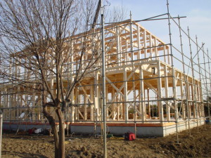 ４月８日上棟